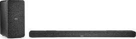"Denon" DHT-S517 3.1.2 "Dolby Atmos" garso juostos sistema su belaidžiu žemų dažnių garsiakalbiu, HDMI EARC ir "Bluetooth", juoda
