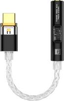 "eppfun" USB DAC ausinių stiprintuvas, 32 bitų/384 kHz, nuo C tipo iki 3,5 mm, skirtas išmaniesiems telefonams, kompiuteriams, nešiojamiesiems kompiuteriams, grotuvams