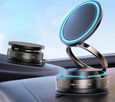 "GemCoo" automobilinis mobiliojo telefono laikiklis Automobilinis vakuuminis magnetas "Magsafe" 360° kampu pasukamas automobilinis mobiliojo telefono laikiklis su siurbtuku, universalus "iPhone Samsung" telefono laikiklis metalui, stiklui, sienai, veidrod