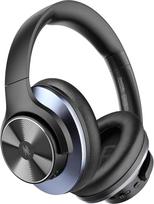 "OneOdio A10" "Bluetooth" ausinės per ausis su hibridiniu aktyviu triukšmo slopinimu [iki 62 val.] Belaidės Hi-Res Audio ausinės, gilūs bosai, mikrofonas kelionėms, namams, biurui (juodos spalvos)