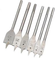 Aqxymju 6 stücke Flache Bohren Bit Loch Cutter 10/12/16/18/20/25mm Hex schaft Spaten Bits HCS Bohrer Bit for Holz Holz Bohren Woodwoking Werkzeug