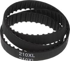 Ieškojimo žemėlapis 210XL Timing Belt, 0,37" pločio, 105 dantų, guminis dantytas diržas 3D spausdintuvams, mašinoms, automatizavimo sistemoms