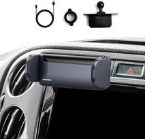 Ruiya Automobilinis elektrinis mobiliojo telefono laikiklis, suderinamas su VW Tiguan MK1 5N 2007-2015 m., automobilinis mobiliojo telefono laikiklis su ventiliacija, automobilinis mobiliojo telefono laikiklis, besisukantis 360° kampu, automobilinis mobil