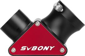 Svbony SV188P Zenitinis veidrodis, 1,25 colio 90 laipsnių dielektrinis įstrižainės adapteris, 99 % atspindžio vertikalus vaizdas, metalinis įstrižainės veidrodis, teleskopo priedai žvaigždžių stebėjimui danguje