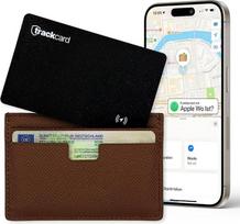 TRACKCARD® Įkraunama, išmani ir atspari vandeniui, suderinama su "Apple" Kur Ist? (iOS), skirta GPS sekimui iš piniginės per sekimo kortelę