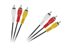 Kabelis 3 x RCA – 3 x RCA 1.5 m