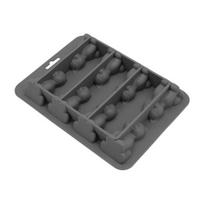 3D Katės Ledo Kubelių Forma BPA Neturintis Silikoninis Padėklas Šaltiems Gėrimams Viskiui Kokteiliams Lengvai Išimamas Ledo Kubelių Gaminimo Aparatas ruda