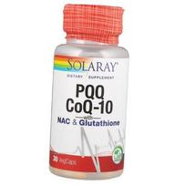 Pirolochinolinochinonas ir Kofermentas Q10, PQQ CoQ-10, Solaray 30 kapsulių (70411003) 30vcaps