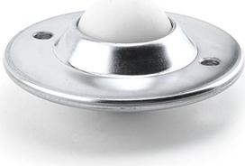 "Hudson" rutuliniai guoliai NFSBT-1 1/2CS "Flying Saucer Nylon Ball Transfer", anglinis plienas, 1-1/2" skersmuo, keliamoji galia: 100 svarų (4 vnt.)