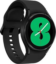 "Samsung Galaxy Watch4" apvalus "Bluetooth" išmanusis laikrodis, "Wear OS", besisukantis rėmelis, fitneso laikrodis, fitneso seklys, 40 mm, juodas [ES versija]
