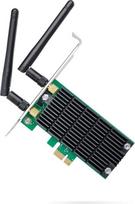 "TP-Link Archer T4E WLAN" vidinė PCI-E tinklo kortelė AC1200 su 2x2 MIMO ir spindulio formavimu (867Mbps 5 GHz, 300Mbps 2,4 GHz, 802.11ac/a/b/g/n, tinka "Windows 10/8.x/7/X")