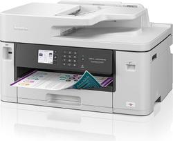 Brother MFC-J5340DW 4-in-1 spalvotas rašalinis daugiafunkcinis įrenginys, baltos spalvos, vidutinio dydžio, 250 lapų popieriaus kasetė, 50 lapų ADF.