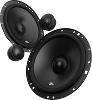 JBL stage1 601C "Harman Kardon" dviejų juostų automobilinė garso sistema, 200 W, komponentų automobilinių garsiakalbių rinkinys su 16-17 cm montavimo automobiliniu garsiakalbiu ir aukštų dažnių garsiakalbiu, juoda