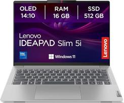 Lenovo IdeaPad Slim 5i nešiojamasis kompiuteris | 14 colių OLED WUXGA ekranas | Intel Core i7-13620H | 16GB RAM | 512GB SSD | Intel UHD Graphics | Windows 11 Home | QWERTZ | Luna Grey | 3 mėnesių Premium priežiūra