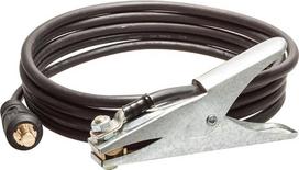 SCAPP įžeminimo kabelis 16, 25, 35, 50, 70, 95 mm² su įžeminimo gnybtu 400A ir kištuku suvirinimo aparatams, 4 m ilgio (35 mm², 13 mm skersmuo)