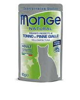 Monge Natural konservai katėms su tunu, 12x80 g