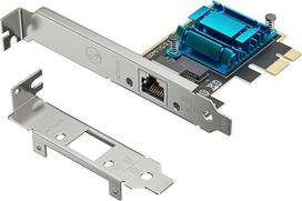 2,5GBase-T Gigabitinė tinklo kortelė PCI Express Ethernet adapteris (RTL8125B) Tinklo kortelė palaiko PXE, skirta "Windows 10/8/7/Mac" ir "Linux" operacinėms sistemoms Žemo profilio