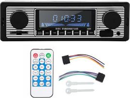 Automobilių "Bluetooth" radijas Klasikinis automobilių stereofoninis MP3 muzikos grotuvas su USB / SD / AUX / FM prietaisų skydelio pagrindiniu įrenginiu Automobilių radijo stotelė "Bluetooth" stereo grotuvas (1)