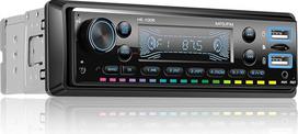 NHOPEEW 1 DIN "Bluetooth" automobilinis radijas su RGB LED ekranu - 1 DIN FM automobilinis radijas su dviguba USB SD kortelių AUX jungtimi + nuotolinio valdymo pultas