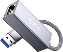 USB 2.5Gb Ethernet adapteris, USB 3.0 - RJ45 2.5GbE LAN tinklo adapteris, 2500/1000/100/10Mbps Gigabit Ethernet interneto adapteris MacOS, Windows, Linux, Steam Deck, PC, NAS, nešiojamasis kompiuteris, planšetinis kompiuteris, serveris