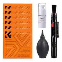 Optikos valymo rinkinys k&f concept / fotoobjektyvų valymo rinkinys 4in1