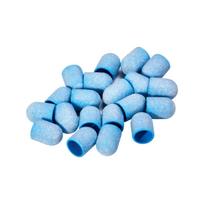 EXO Blue Med Cap abrazyvinės šlifavimo kepurėlės (pedikiūro antgalis) 10 mm /150, 20 vnt.