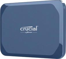 "Crucial X10 CT1000X10SSD9-02" 1 TB išorinis SSD kietasis diskas, iki 2100MB/s, USB-C 3.2 Gen2, atsparus vandeniui ir dulkėms pagal IP65, nešiojamasis SSD diskas "Mac", kompiuteriui, išmaniajam telefonui ir žaidimų konsolei, matinės mėlynos spalvos