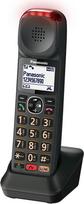 "Panasonic KX-TGMA45" papildomas belaidis telefono aparatas su garso stiprinimu (50 dB daugiau), telefono aparatas ir įkrovimo stotelė (ne atskira), LCD ekranas, didelis garsumas, lėto kalbėjimo režimas, garso valdymas, metalinės juodos spalvos