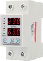 Apsauga nuo viršįtampių, AC230V 63A įtampos srovės apsauga, vienfazė apsauga nuo viršįtampių, reguliuojama 230V-300V, montuojama ant DIN bėgio