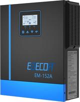 EDECOA hibridinis inverteris 1500W 24V 230V 1500VA saulės įkroviklis MPPT 40A Pure Sine 30-150Vdc Off-Grid BMS ryšio akumuliatoriaus įkroviklis Energijos prioritetas Saulės įkrovimo valdiklis (suderinamas su WiFi)