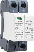 GEYA Apsauga nuo viršįtampių SPD DIN bėgis Apsauga nuo viršįtampių 12.5KA T1+T2 klasė 50KA apsauga nuo žaibo (1P+N, AC275V)