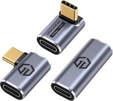 GRAUGEAR USB-C jungtis, 3 vnt., žaibiškai greitas 40Gb/s duomenų perdavimas, USB 4.0, dvipusis USB-C perdavimas, universalus suderinamumas, USB C į USB C adapteris