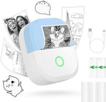 mafiti mini spausdintuvas, nešiojamasis mini spausdintuvas, mini nuotraukų spausdintuvas, belaidis kišeninis spausdintuvas, terminis spausdintuvas, išmanusis telefonas, "Bluetooth" spausdintuvas, lipdukų spausdintuvas, skirtas "iOS" ir "Android", idealiai