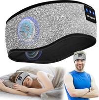 Miego ausinės "Bluetooth", miego ausinės "Bluetooth 5.4" ausinės su itin plonu HD stereo garsiakalbiu sportui, miegui, kelionėms, meditacijai, atsipalaidavimui