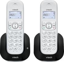 VTech CS1551 DECT belaidis telefonas 2 rageliai su atsakikliu, naujoviška įkrovimo stotelė, skambinančiojo užraktas, skambinančiojo atpažinimo funkcija, laisvų rankų funkcija, apšviestas ekranas