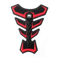 3D Guminis Universalus Motociklo Kuro Dujų Bakelio Pagalvėlė Apsauginis Lipdukas Raudonas