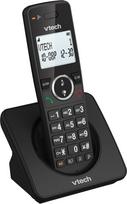 "VTech ES2000" DECT belaidis telefonas su skambučių blokavimu, garsumo reguliavimu, skambinančiojo numerio atpažinimo funkcija, 18 valandų pokalbio laiko, greituoju rinkimu, ekrano ir klaviatūros apšvietimu, ECO režimu, juodas