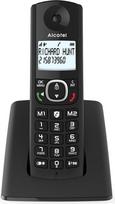 ALCATEL F530 - DECT belaidis fiksuotojo ryšio telefonas - didelis apšviestas ekranas - laisvų rankų funkcija - skambučių blokavimo funkcija - 2 tiesioginio rinkimo mygtukai - juodas