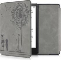 kwmobile Klapphülle kompatibel mit Amazon Kindle Paperwhite 11. Generation 2021 Hülle - Flipcase für Kindle Paperwhite Hülle aus Kunstleder - Pusteblume Love