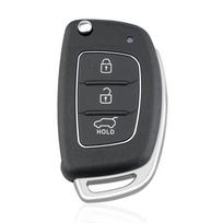 3 mygtukų atlenkiamas automobilio rakto korpusas Automobilio nuotolinio valdymo pultas Atlenkiamo rakto pakabuko korpuso dangtelis dėklas Rakto pakabuko valdymo dėklas Hyundai New IX35 IX25 IX45 CHINA