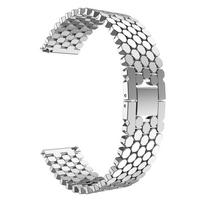 Apyrankė skirta Xiaomi Amazfit GTR 2 GTR2 Metalinė apyrankė, skirta Huami Amazfit Stratos 3 Smart Watch Riešo dirželiai Laikrodžio apyrankė 22mm sidabras