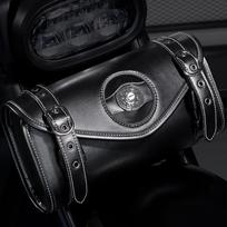 Europos-Amerikos Punk Harley Motociklo Vandeniui Atsparus Priekinis Krepšys su Kontrastiniu Dizainu