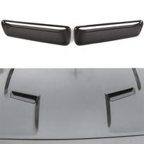 2 vnt. automobilio kėbulo kapoto oro ventiliacijos dangtelio apdaila, tinkanti „Dodge Challenger“ 2015–2022 m.