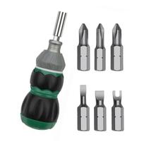 Multiuse Ratchet Screwdriver Set With Magnetic S2 Alloy Steel Bits For Various Home Professional Repair Assembly Tasks balta