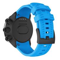 Silikoninė pakaitinė laikrodžio apyrankė riešo dirželiui, skirta „Suunto 9“ ir „Suunto Spartan Sport Wrist HR Baro“ išmaniesiems laikrodžiams dangaus mėlyna spalva