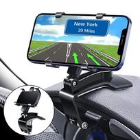 Automobilio prietaisų skydelio laikiklis 360 laipsnių besisukantis Automatinis spaustukas Mobiliojo telefono tvirtinimo laikiklis Sulankstomas Galinio vaizdo veidrodėlio navigacijos laikiklis Poland
