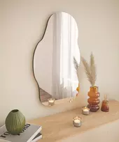 Veidrodis, Hanah Home, juodas, 40 x 72 x 2,2, cm