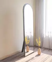 Veidrodis, Hanah Home, juodas, 50 x 160 x 2,2, cm