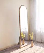 Veidrodis, Hanah Home, Riešutas, 50 x 160 x 2,2, cm
