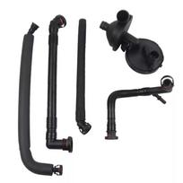 5Pcs PCV Crankcase Vent Valve & Breather Hose Kit For BMW E46 325i 330i 325Xi